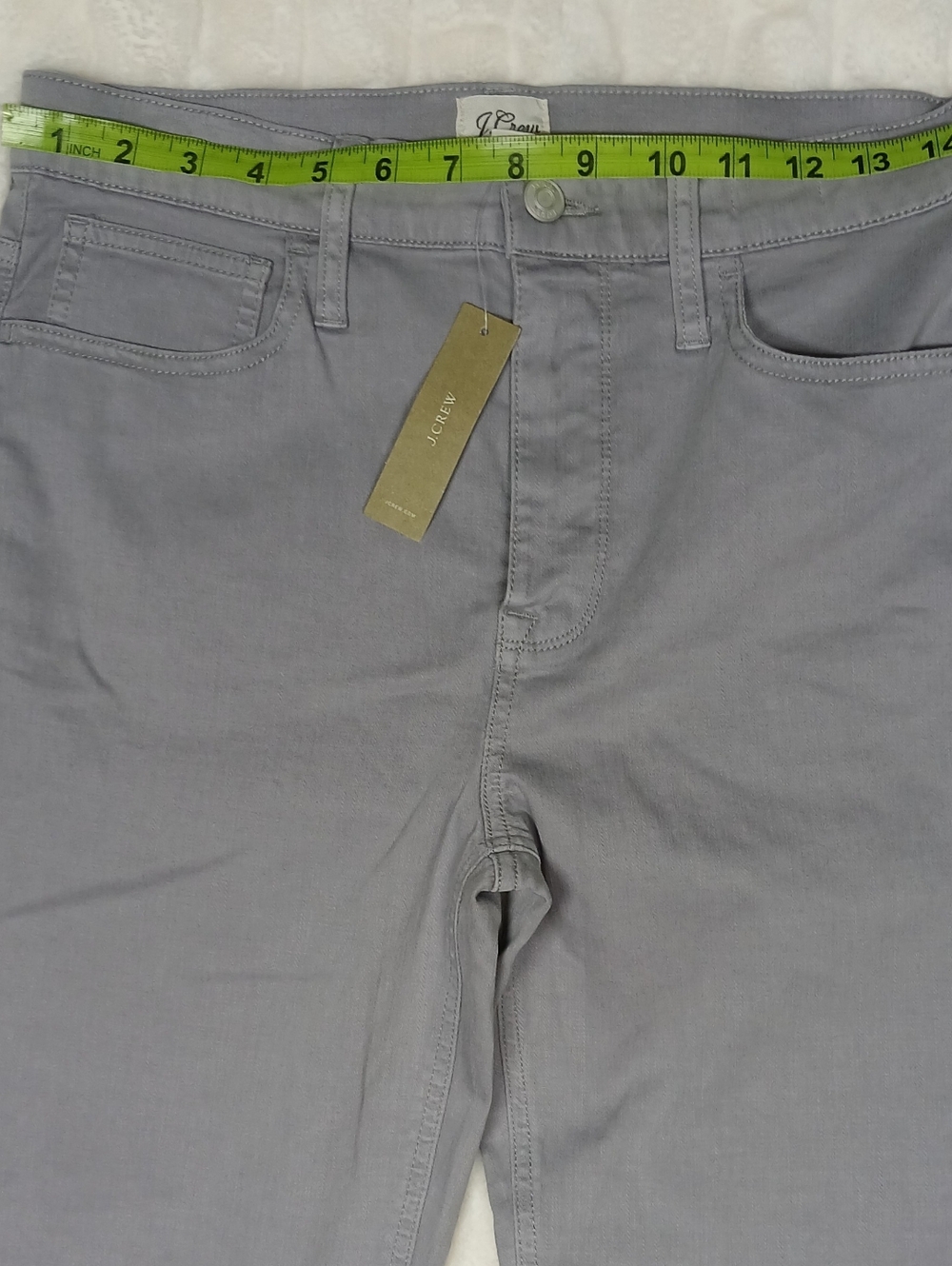 J.Crew Billie Demi Boot Crop Pants Gray Size 29T NWT - Picture 7 of 7